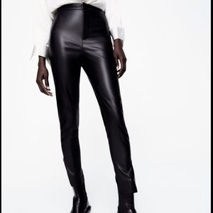 Zara leather pants (new never worn)